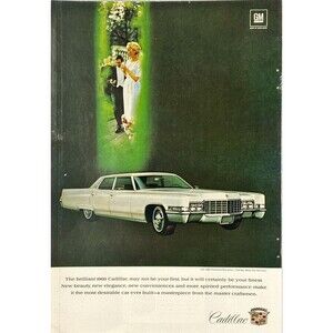 Cadillac Fleetwood Brougham 1969 "Most Desirable Car Ever Built" Print Ad 1969